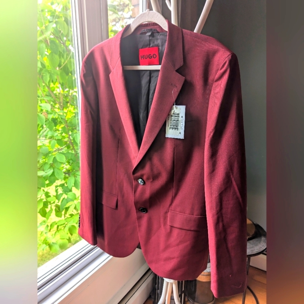 NWT HUGO Red Sport‎ Coat Classic Design